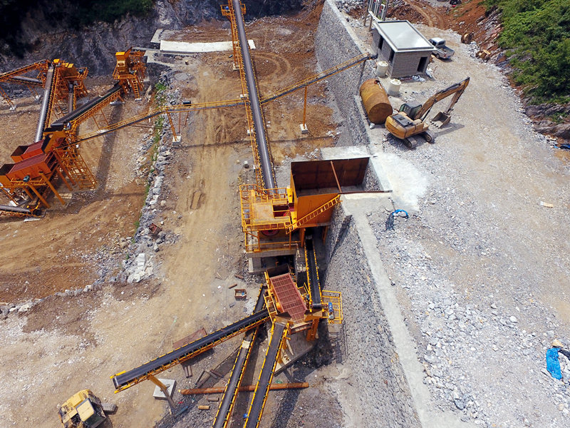 破碎生产线现场照片